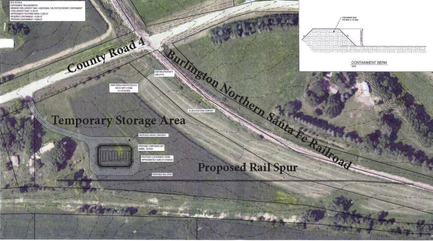 Rock County applied for a $25 million grant to construct a transload and rail yard facility east of Magnolia. The facility consists of a 40,000-square-foot warehouse and 11 tracks off the Buffalo Ridge Regional Railroad for rail car storage.