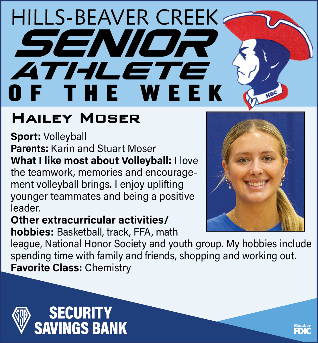H-BC Senior Athletes of the Week
