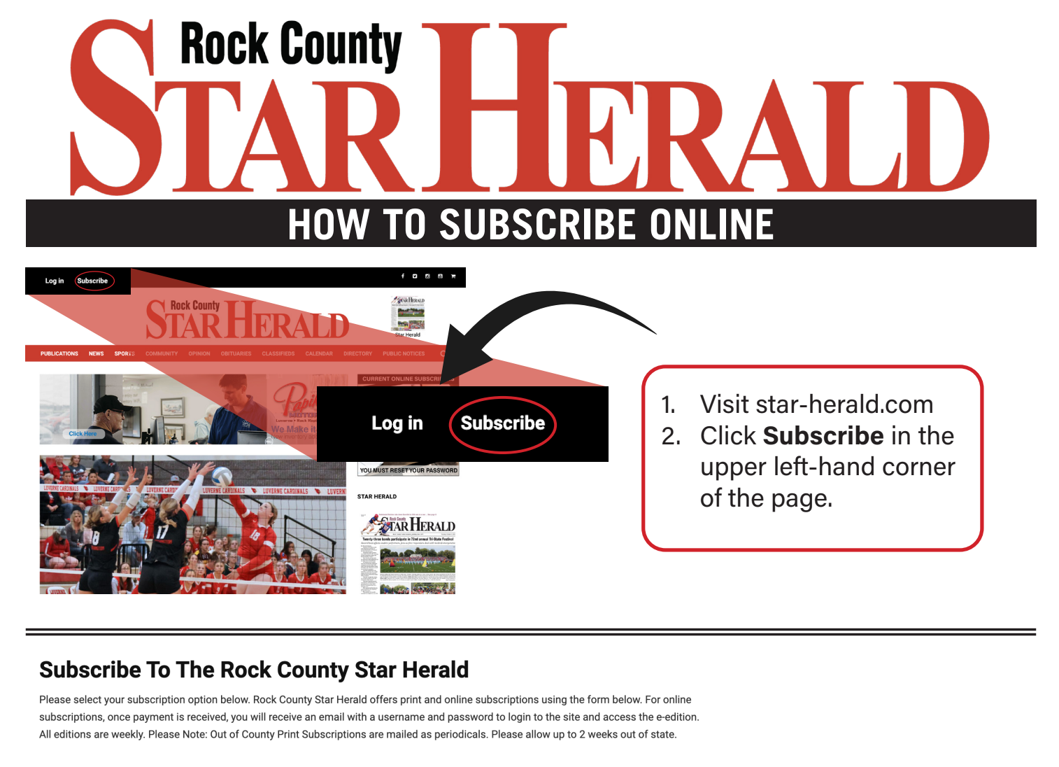 Subscribing Online Tutorial