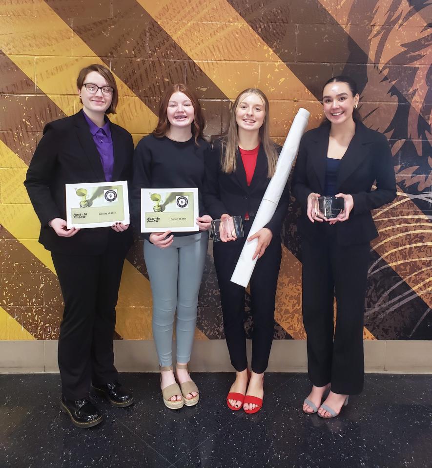 From left: Bri Kinsinger, Elizabeth Mulder, Jessika Tunnissen and Roselynn Hartshorn. Submitted Photo