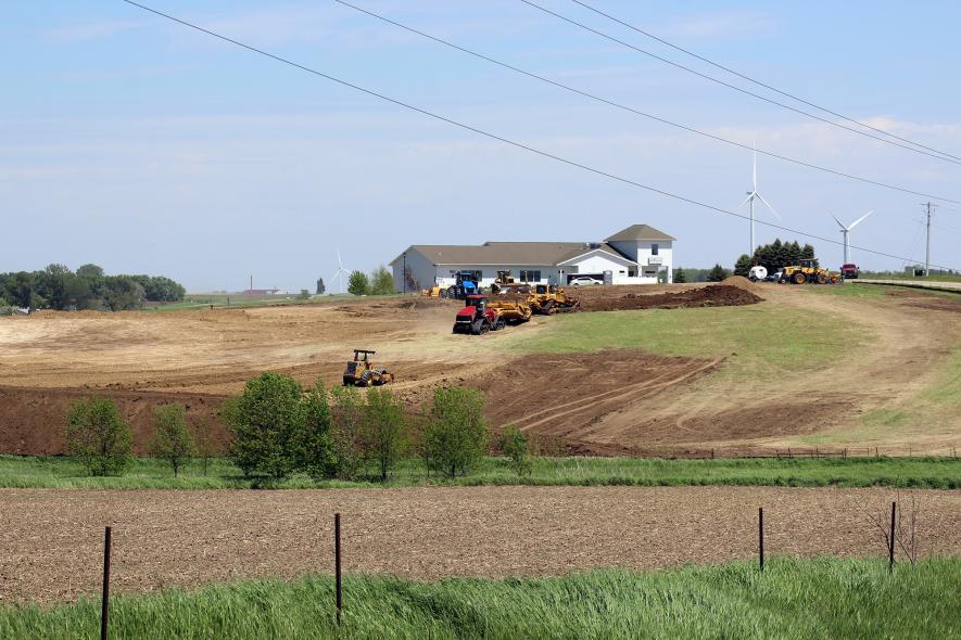 Site work began last week for the new Hills-Beaver Creek Elementary School located on 14.45 acres on the east side of Beaver Creek. Duininck Inc. of Prinsburg, Minnesota, began excavating for the 57,400-square-foot facility that will house preschool through fifth-grade students along with a day care. The new facility is expected to be finished by the summer of 2025. Mavis Fodness/Rock County Star Herald Photo