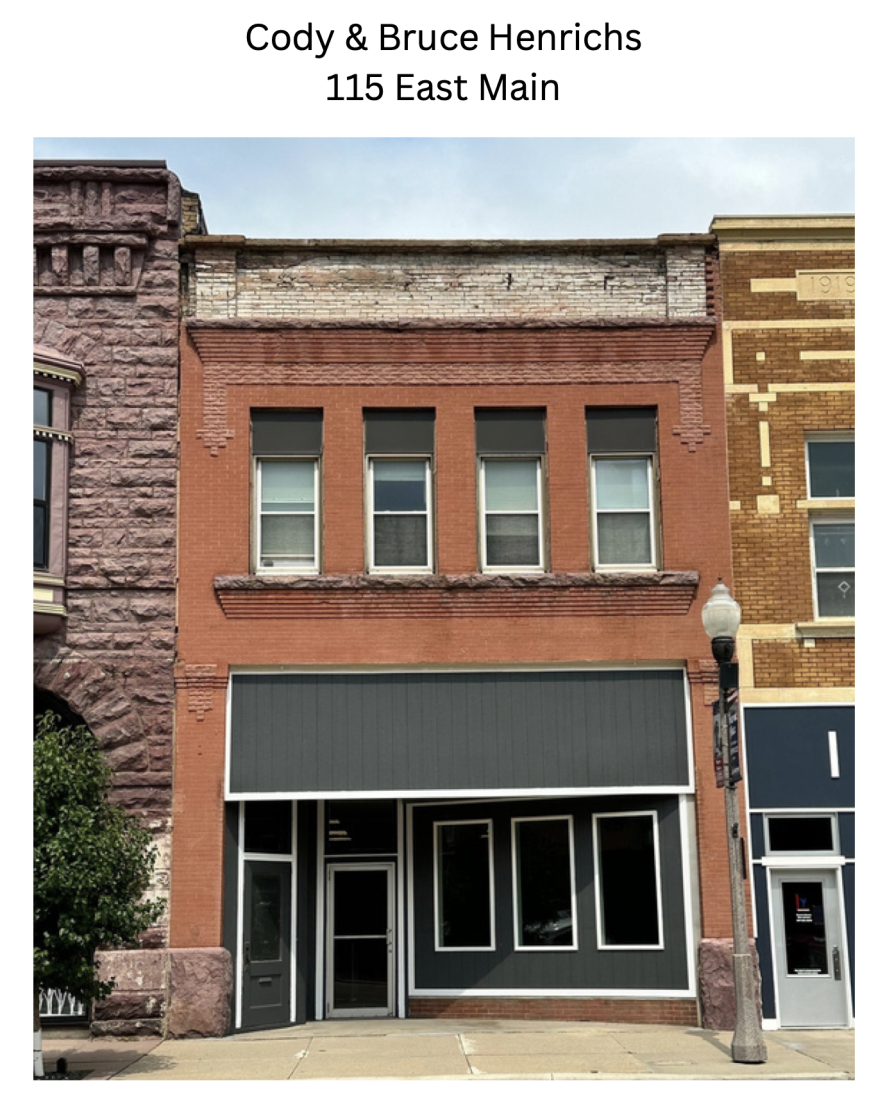 Henrichs project has several approved facade improvements OK'd by the Luverne EDA.