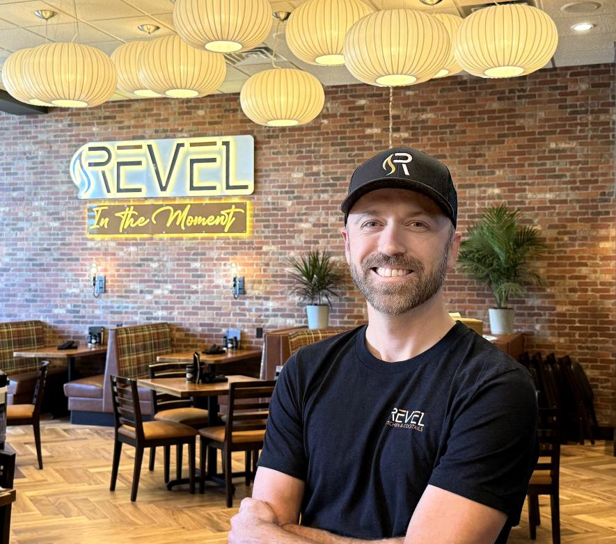 Rich Rislov is manager of Revel Kitchen and Cocktails, Luverne.
