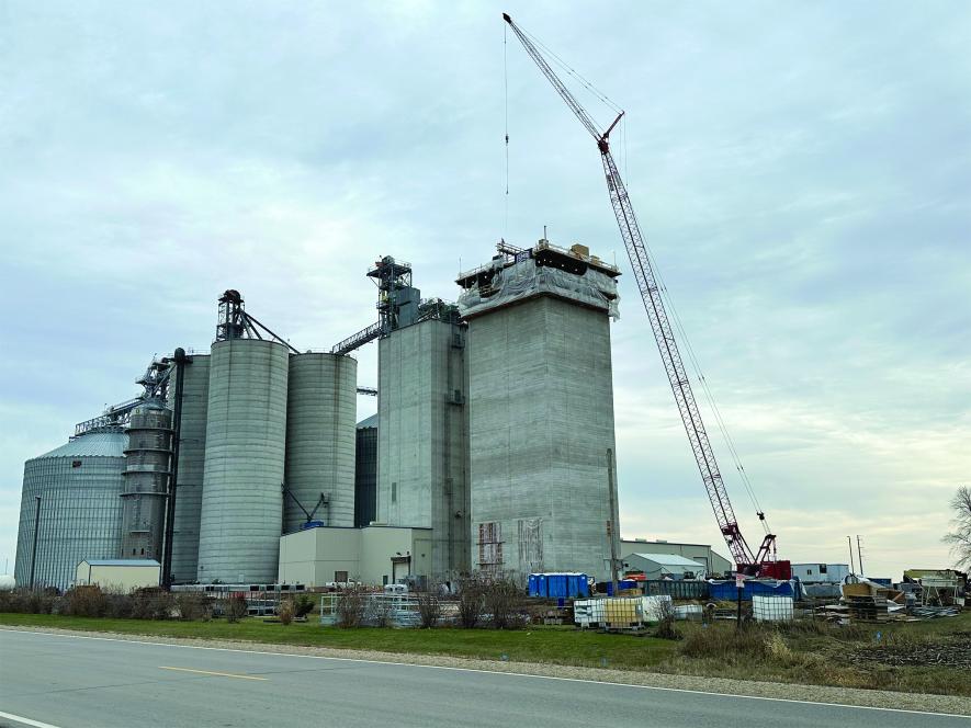 This Nov. 23 photo shows progress on the Magnolia New Vision construction project. Mavis Fodness/Rock County Star Herald Photo