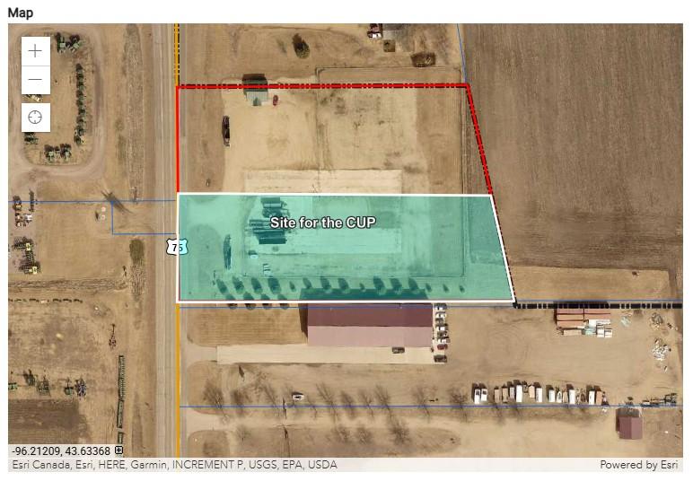 A cannabis microbusiness retail facility is planned at 1551 South Kniss Ave. just north of Busse Plumbing and Heating.