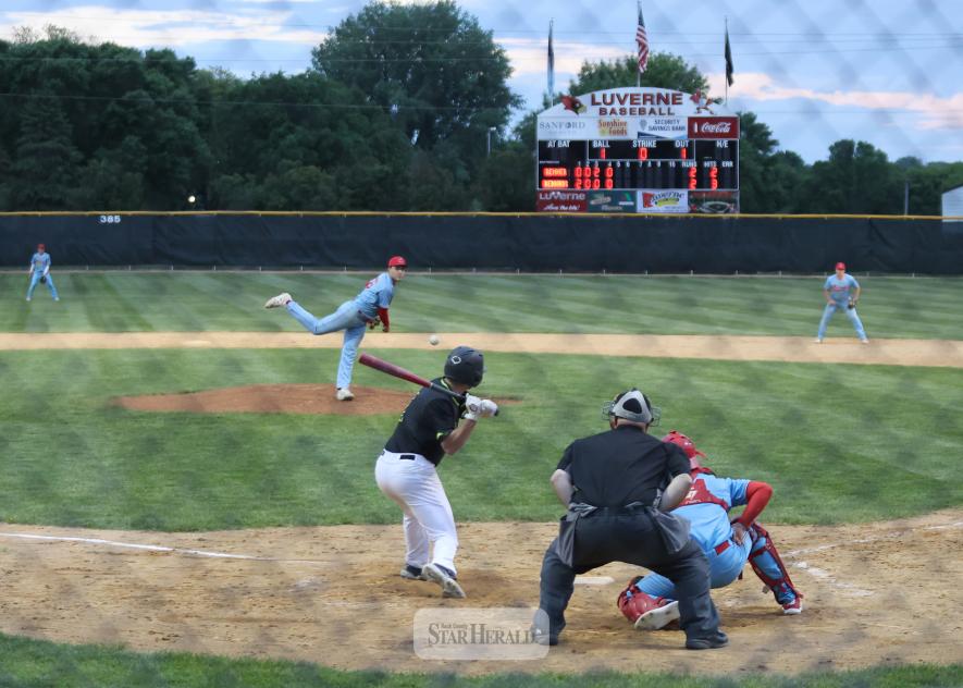 Luverne takes the outfield against Renner May 28 at home. The Redbirds fell 8-4 to Renner in an exhibition game in the early season schedule.