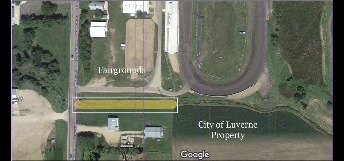 Rock County Commissioners approved $20,000 for the Rock County Ag Society on Nov. 21, part of which is allocated for the purchase of a strip of land south of Poplar Creek adjoining the fairground property.