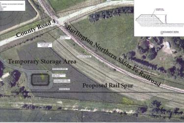 Rock County applied for a $25 million grant to construct a transload and rail yard facility east of Magnolia. The facility consists of a 40,000-square-foot warehouse and 11 tracks off the Buffalo Ridge Regional Railroad for rail car storage.