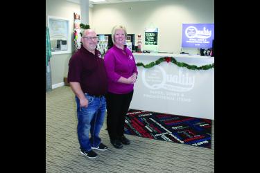 Expanding their product offerings is how Mark and Annie Opitz, who began Quality Printing 25 years ago, are celebrating their business’ silver anniversary. The couple hinted of their new product offering on social media weeks ago, and Friday they will show off their label printing and finishing machines at a public open house. Mavis Fodness/Rock County Star Herald Photo