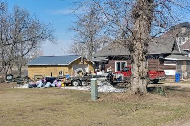 The Hardwick City Council issued an administrative order to the property owner and resident(s) at 114 Buckingham Street. The house has deteriorated to the point where it does not meet the city’s building standards, and the property’s unkempt condition poses a nuisance. Photo courtesy of the City of Hardwick