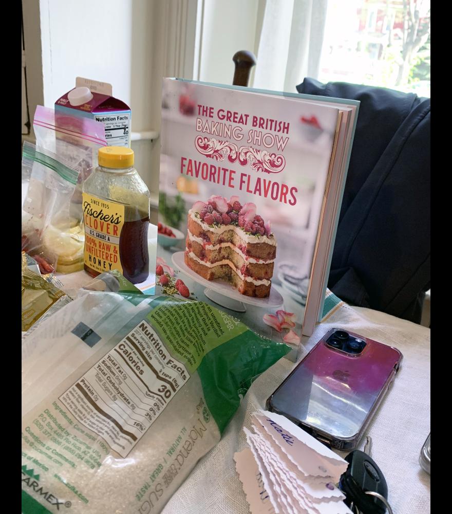 “The Great British Baking Show” is the go-to recipe book for Joy Taubert, whose CEO business, Sip of Joy, organizes fresh tea and sweet treats for special occasions.