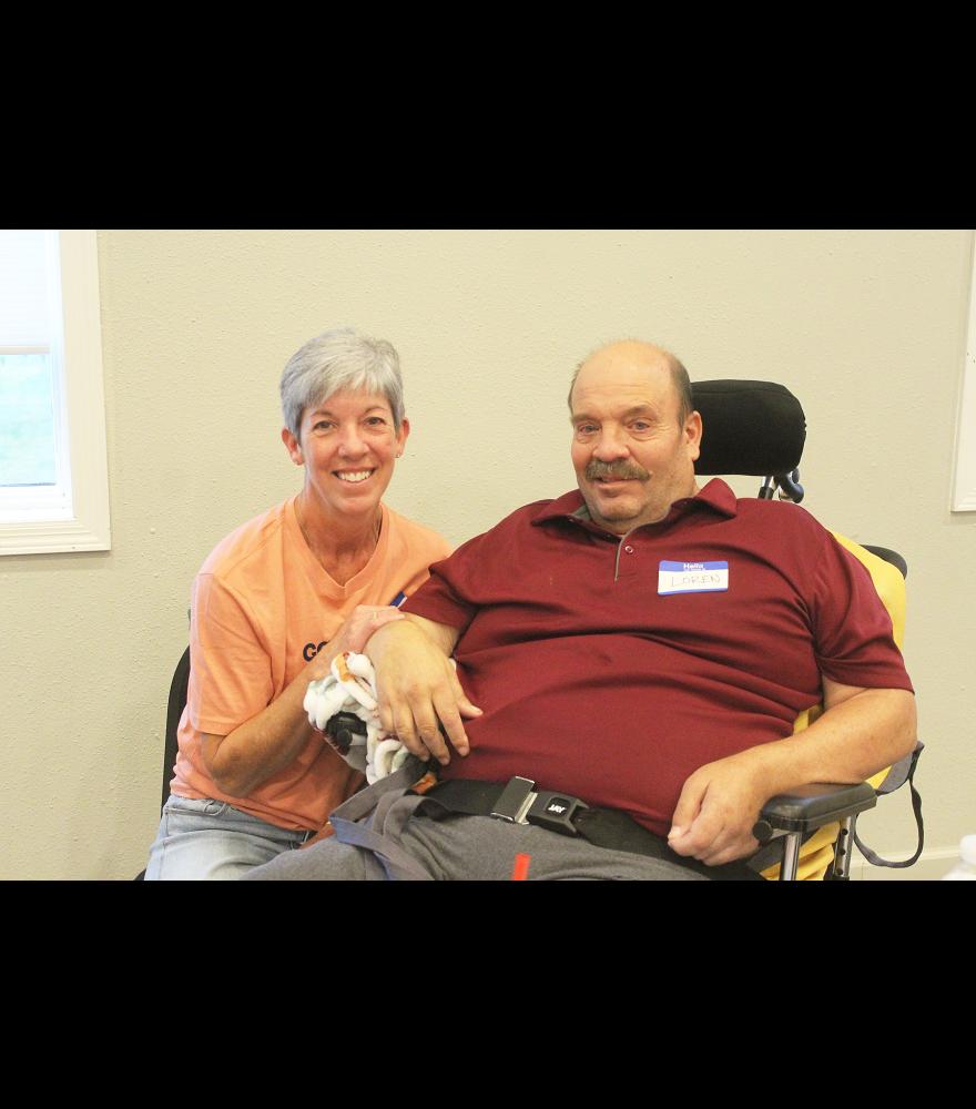 Tammy and Loren Roth were the featured family at Sunday’s Harvest of Hope event hosted by Game Plan 4 Hope. The Roths told of their journey following Loren’s accident to receiving GP4H’s assistance to remodel the family home to accommodate Loren’s wheelchair and special equipment so he is able to live at home in rural Freeman, South Dakota.